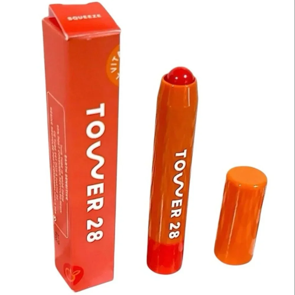Tower 28 JuiceBalm Vegan Tinted Lip Balm Treatment in Squeeze New in Box